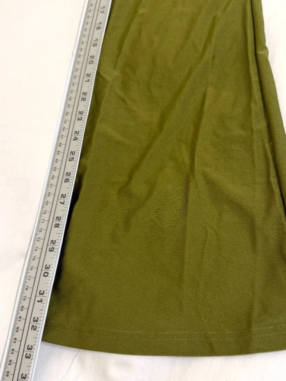 FASHION NOVA OLIVE GREEN RUCHED CROP TOP WIDE LEG KEYHOLE PANTS 2PC SET WOMENS S